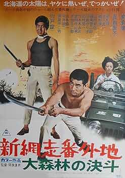 Amazon.co.jp: avapo3劇場映画ポスター ：高倉健、宍戸錠【新 網走番外