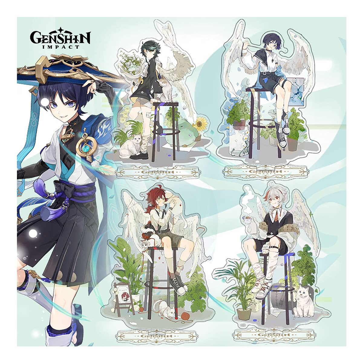 Amazon.co.jp: 原神 アクリルスタンド 散兵 放浪者 しょう 楓原万葉