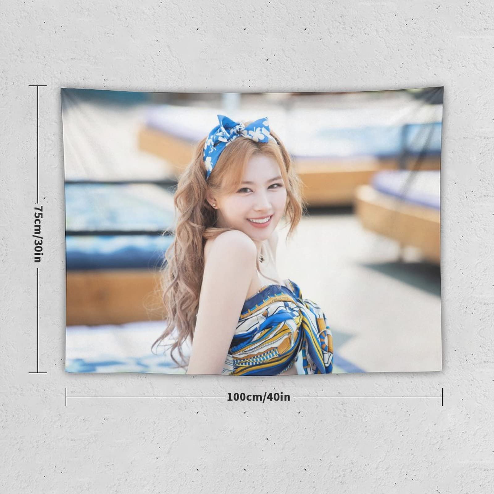 Amazon.co.jp: TWICE サナ タペストリー 人気 タペストリー ポスター