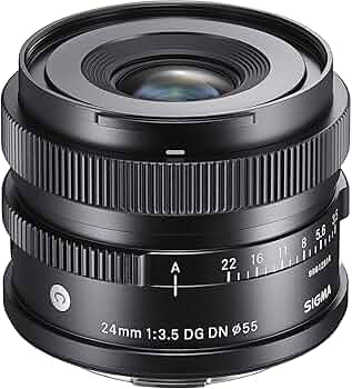 Amazon.co.jp: シグマ(Sigma) レンズ 24mm F3.5 DG DN Lマウント 単