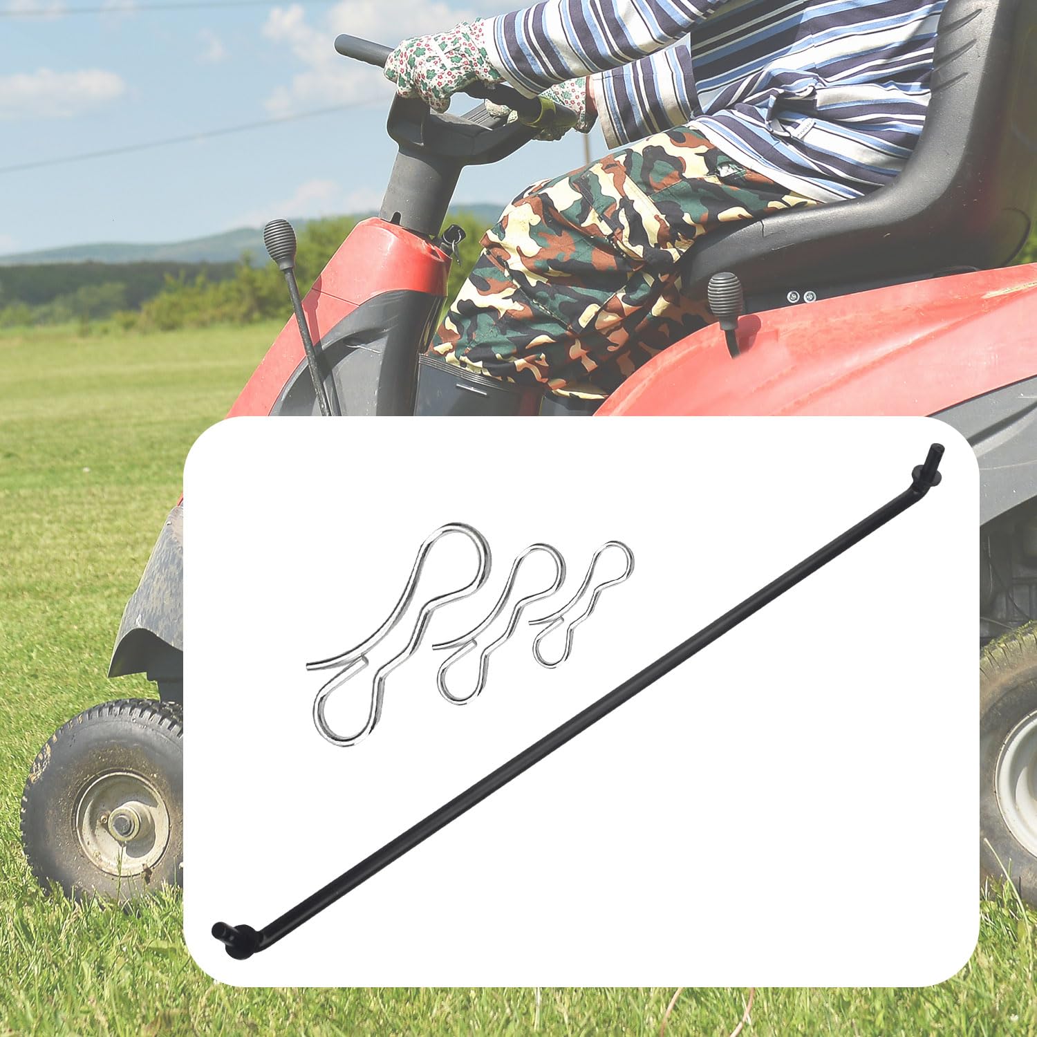 Amazon.com: 192757 532192757 Lawn Mower Front Axle Tie Rod (20-5/8