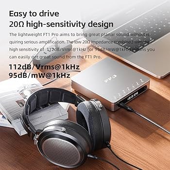 Amazon.co.jp: FiiO FT1 Pro オープンバック平面磁気有線Hi-Fi