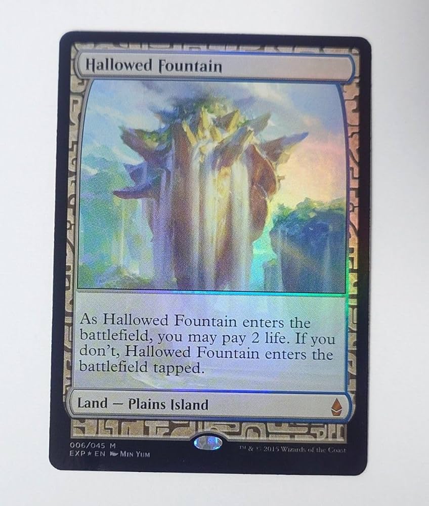 Amazon.co.jp: MTG 神聖なる泉 FOIL 英語版 ZEN EXP : おもちゃ