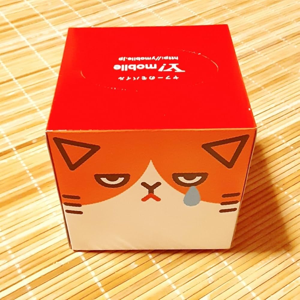 Y!mobile 猫デザインボックスティッシュ Y!mobile 猫デザインボックス