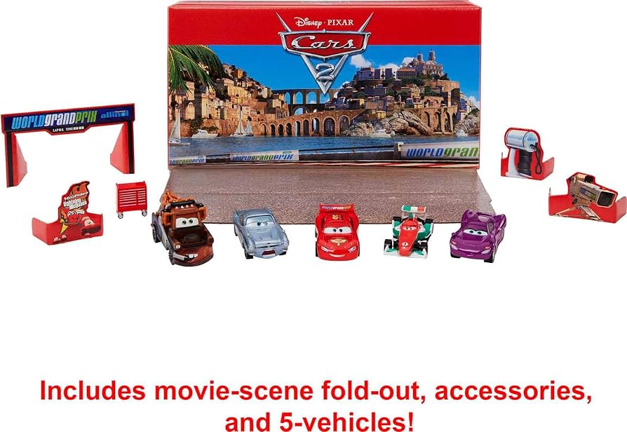 Amazon.com: Mattel Disney and Pixar Cars Vehicle Set of 5