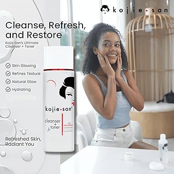 Amazon.com: Kojie San Dual Action Cleanser and Toner, Deep
