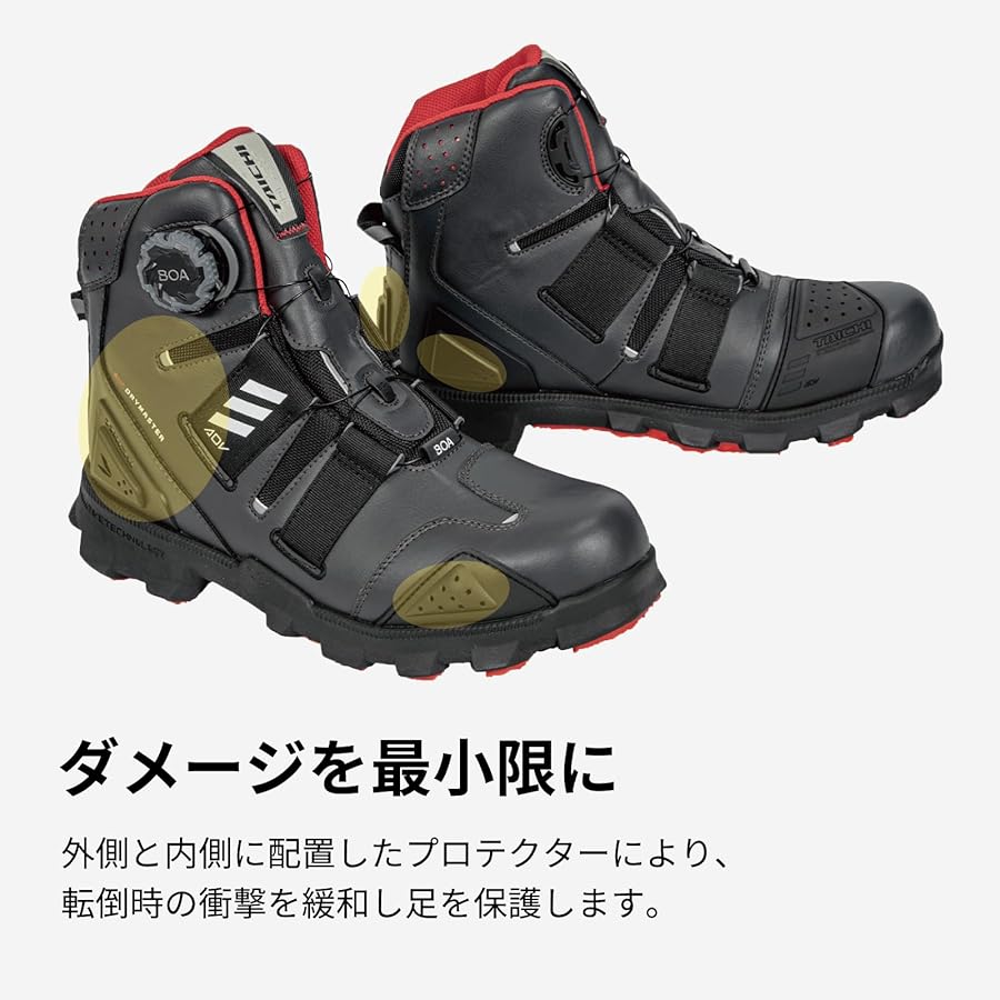 Amazon.co.jp: RSタイチ(RS TAICHI) バイク ライディングシューズ 靴