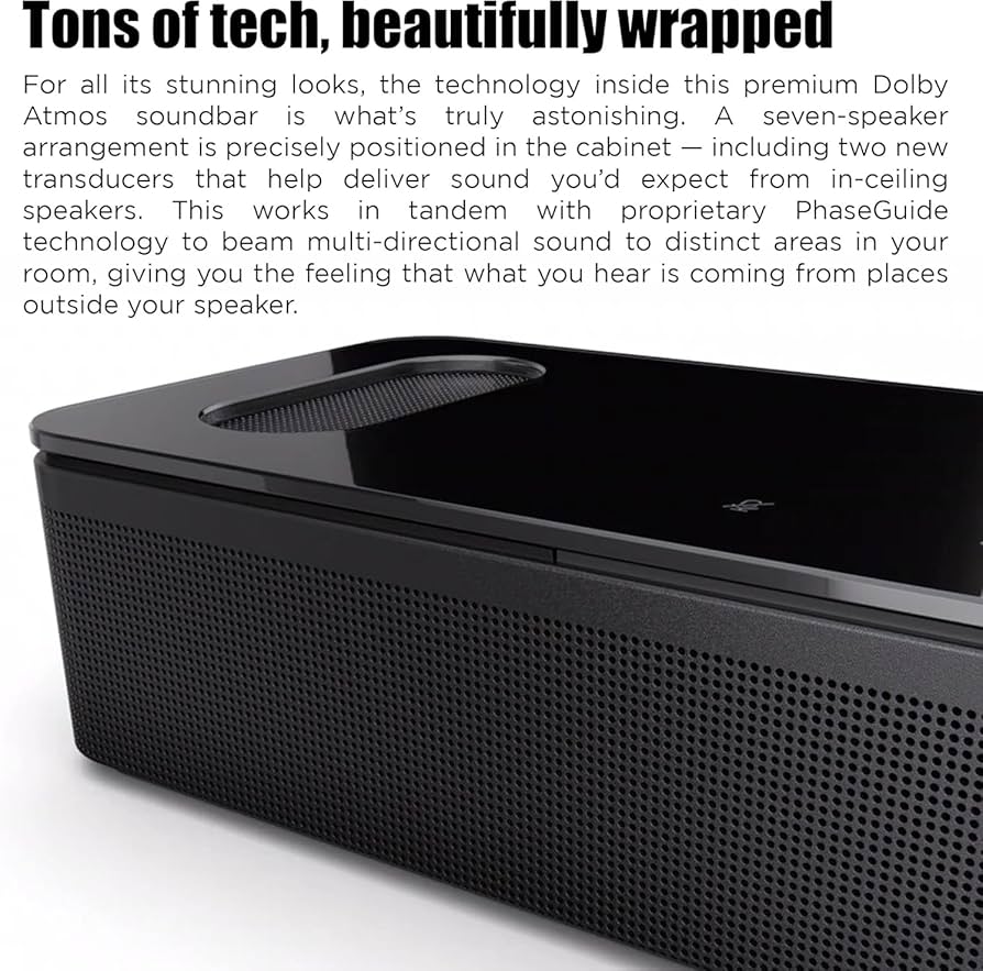 Amazon.com: Bose Smart Soundbar 900 Dolby Atmos with Alexa Built