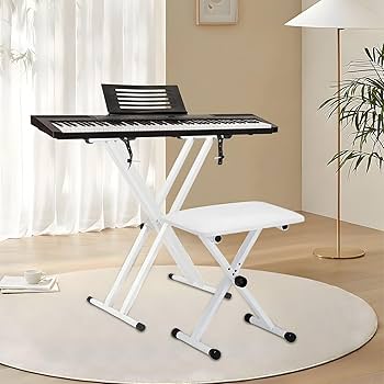 Amazon.co.jp: キーボードスタンドベンチセット キーボード 台 電子