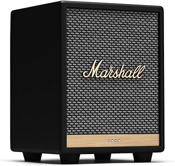 Amazon.com: Marshall Uxbridge 家庭語音喇叭內建Amazon Alexa ,黑色: 電子