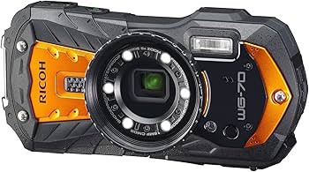 Amazon.com : Ricoh WG-70 Orange Waterproof Digital Camera 16MP