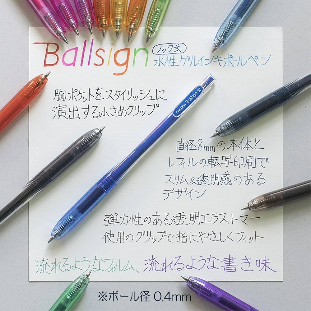 Amazon | SAKURA サクラクレパス ジェルボールペン ボールサインノック