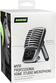 Amazon.co.jp: Shure MV51 デジタル大型ダイアフラムコンデンサー