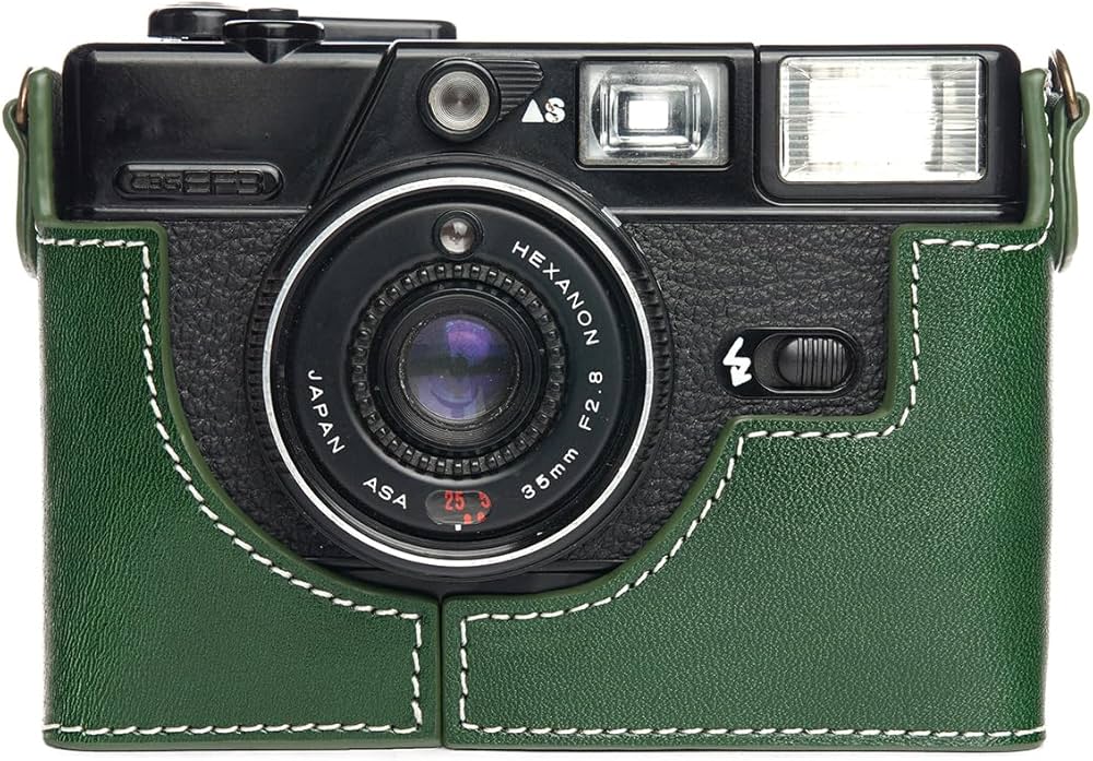 ☆希少・完動品☆konica c35☆本革外装＊美品＊初期保証☆フィルム入門