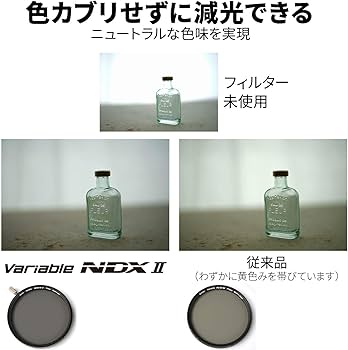 Amazon | ケンコー(Kenko) 可変NDフィルター バリアブルNDX II 82mm