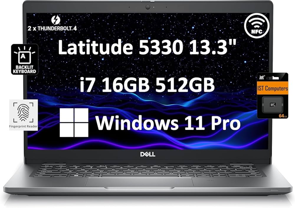 Dell Latitude 5330 Business Laptop (13.3