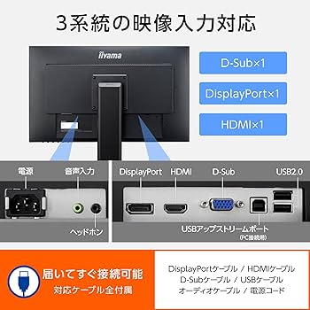 Amazon.co.jp: マウスコンピューター iiyama モニター ディスプレイ