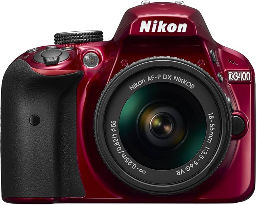 Amazon.com : Nikon D3400 w/ AF-P DX NIKKOR 18-55mm f/3.5-5.6G VR