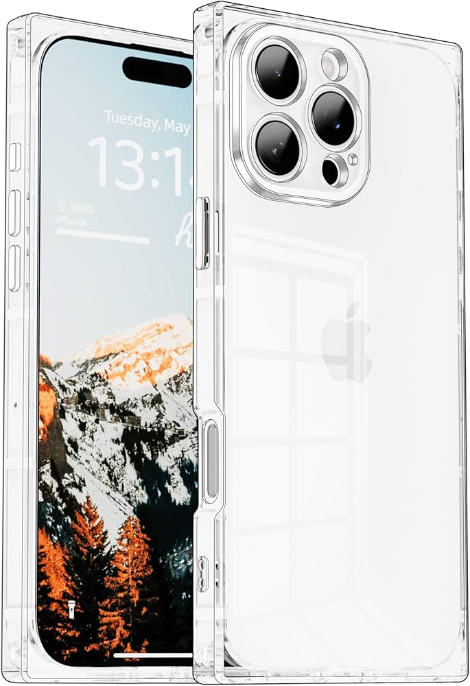Amazon.com: IAIYOXI Rectangle Case Compatible for iPhone 13 Pro
