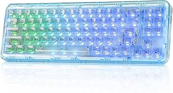 Amazon.com: YUNZII X71 Wireless Hot Swappable Transparent