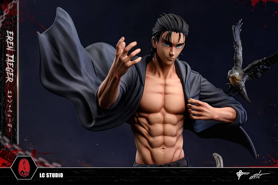 Amazon.co.jp: エレン・イェーガー フィギュア 1/6スケール 塗装済み