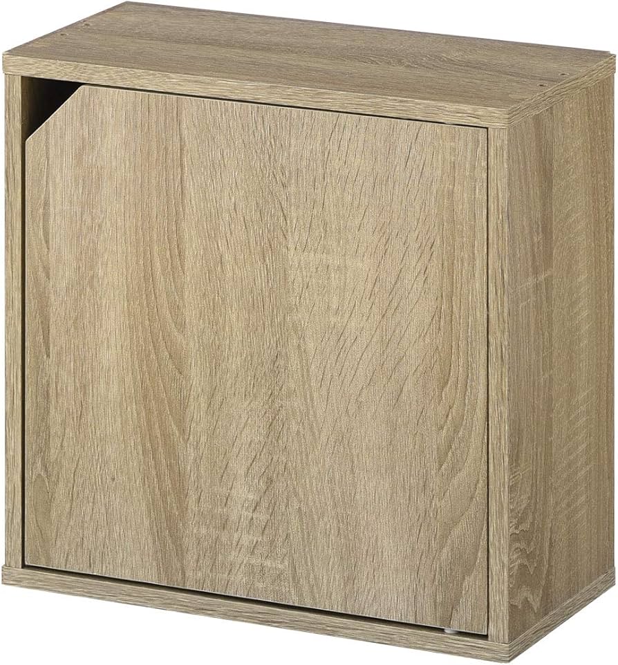 Amazon.co.jp: ぼん家具 【完成品】 キューブボックス 本棚 スリム