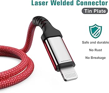 Apple C94 MFi-zertifiziertes USB-C auf Lightning geflochtenes