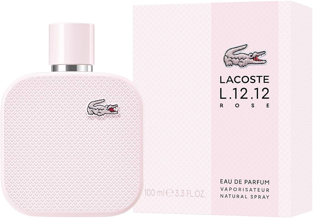 Amazon.com: Lacoste L.12.12 Rose EDP 3.3 oz : Beauty & Personal Care