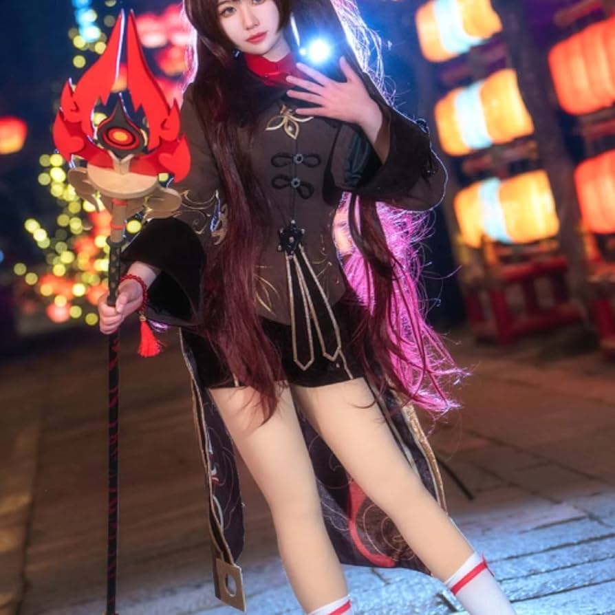 Amazon.co.jp: フータオ 胡桃 コスプレ 武器 原神cosplayに適用 護摩の