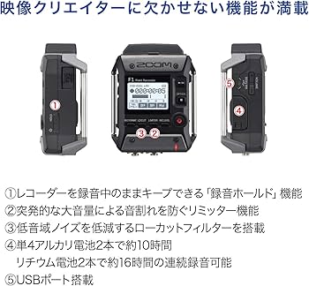 Amazon | ZOOM ズーム フィールドレコーダー ピンマイク ラベリア