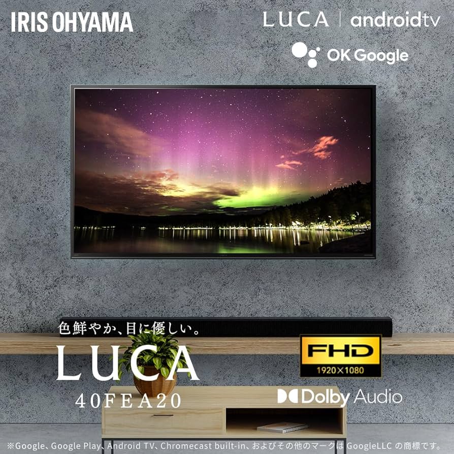 Amazon.co.jp: Iris Ohyama 2K Smart LCD TV, 40V Type, 40FEA20