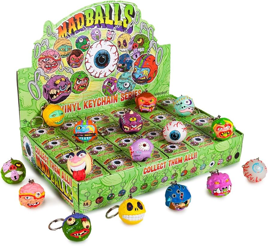 Amazon.com: Kidrobot Madballs Blind Box Keychain Series Vinyl Key