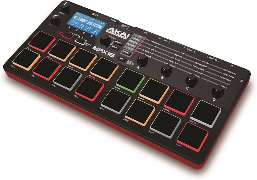 AKAI MPX16 サンプラー 16パッド×10バンク さらにSDで増設可能 Amazon