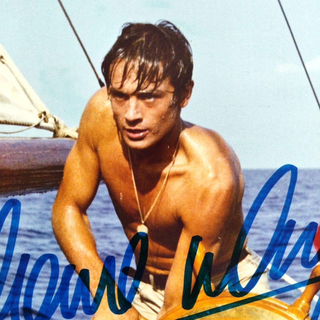 Amazon.co.jp: アラン ドロン直筆サイン入り2Lサイズ写真…Alain Delon