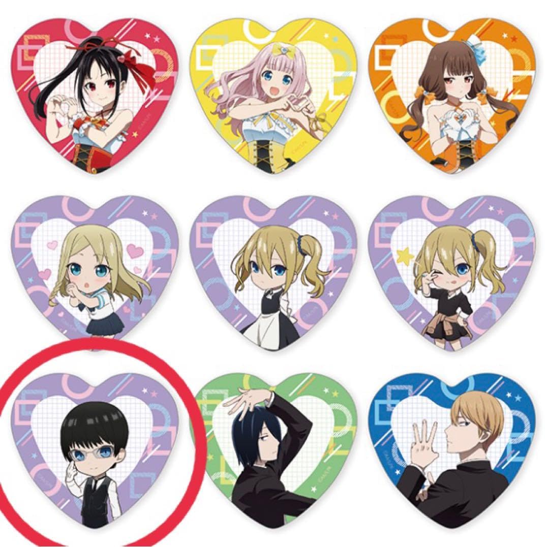 Amazon.co.jp: 早坂愛4変化ハーサカ君 TSUTAYA 缶バッジかぐや様は告ら