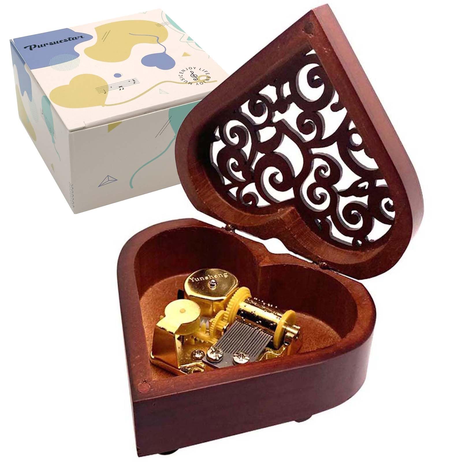 Amazon.com: Pursuestar Fur Elise Music Box, Heart Shaped Vintage