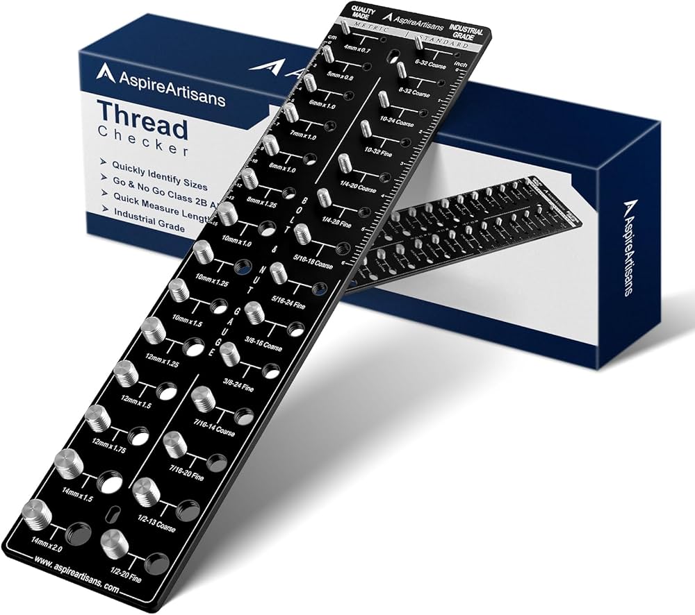 Amazon.co.jp: Aspireartisans スレッドチェッカー ボルトとナット識別