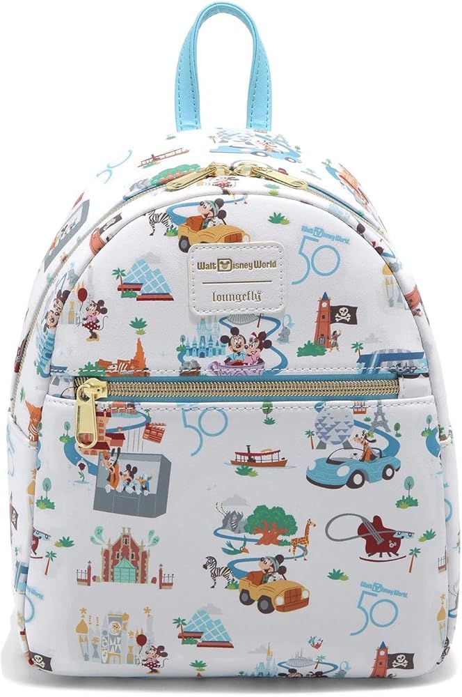 Amazon.co.jp: Loungefly ウォルトディズニーワールド 50周年記念ミニ