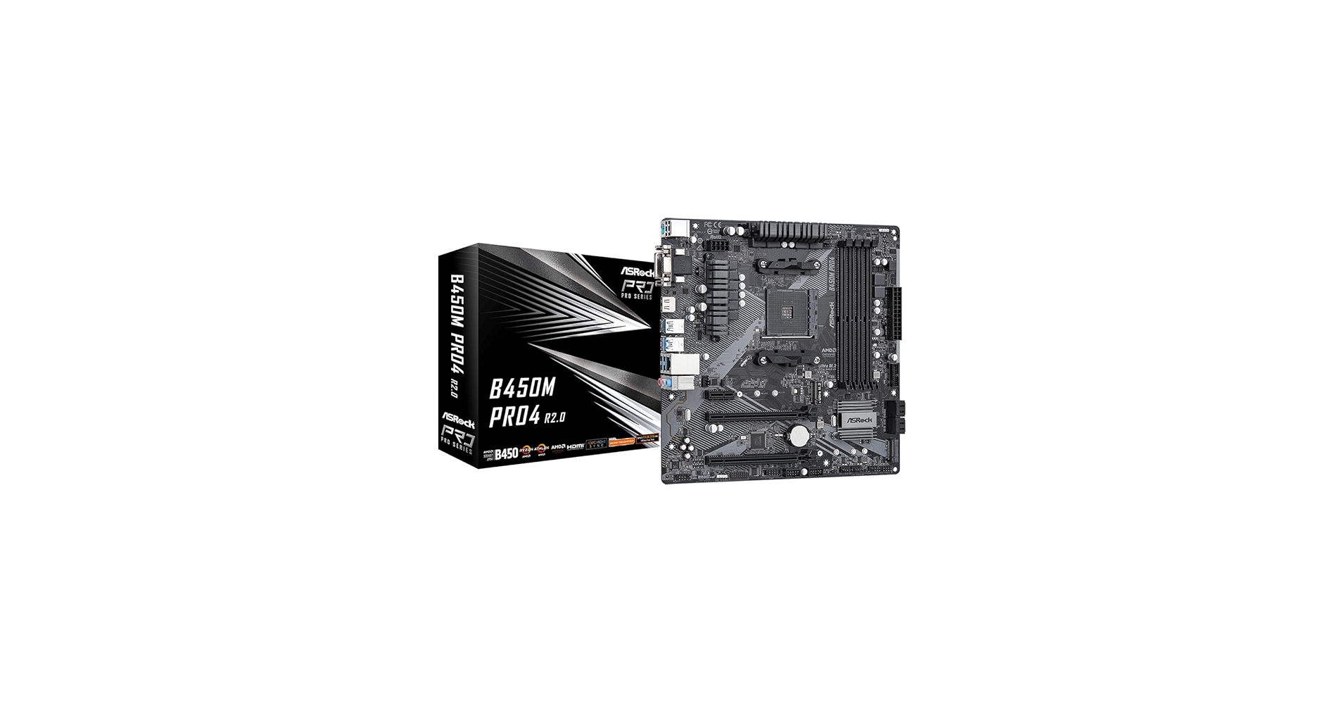 Amazon.com: ASROCK B450M PRO4 R2.0 Socket AM4/ AMD B450/ DDR4