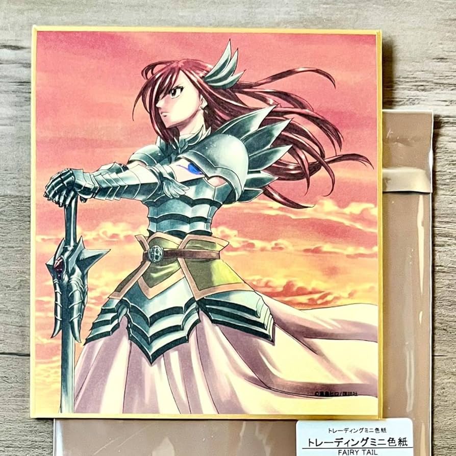 Amazon.co.jp: エルザ トレーディングミニ色紙 フェアリーテイル 版画