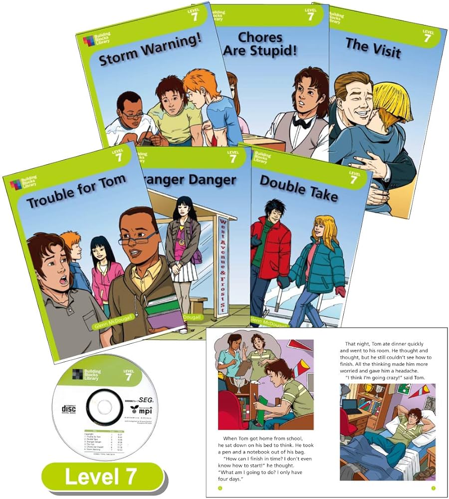 Amazon.co.jp: Building Blocks Library Level 7 [6冊セット・CD付き
