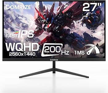 Amazon.co.jp: Comrize モニター 27インチ ゲーミングモニター 200HZ