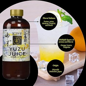 Amazon.com : Yakami Orchard 100 % Pure Japanese Yuzu Juice, 12
