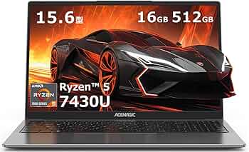 Amazon.co.jp: ACEMAGIC ノートパソコン Ryzen 5 7430U ノートPC 最大