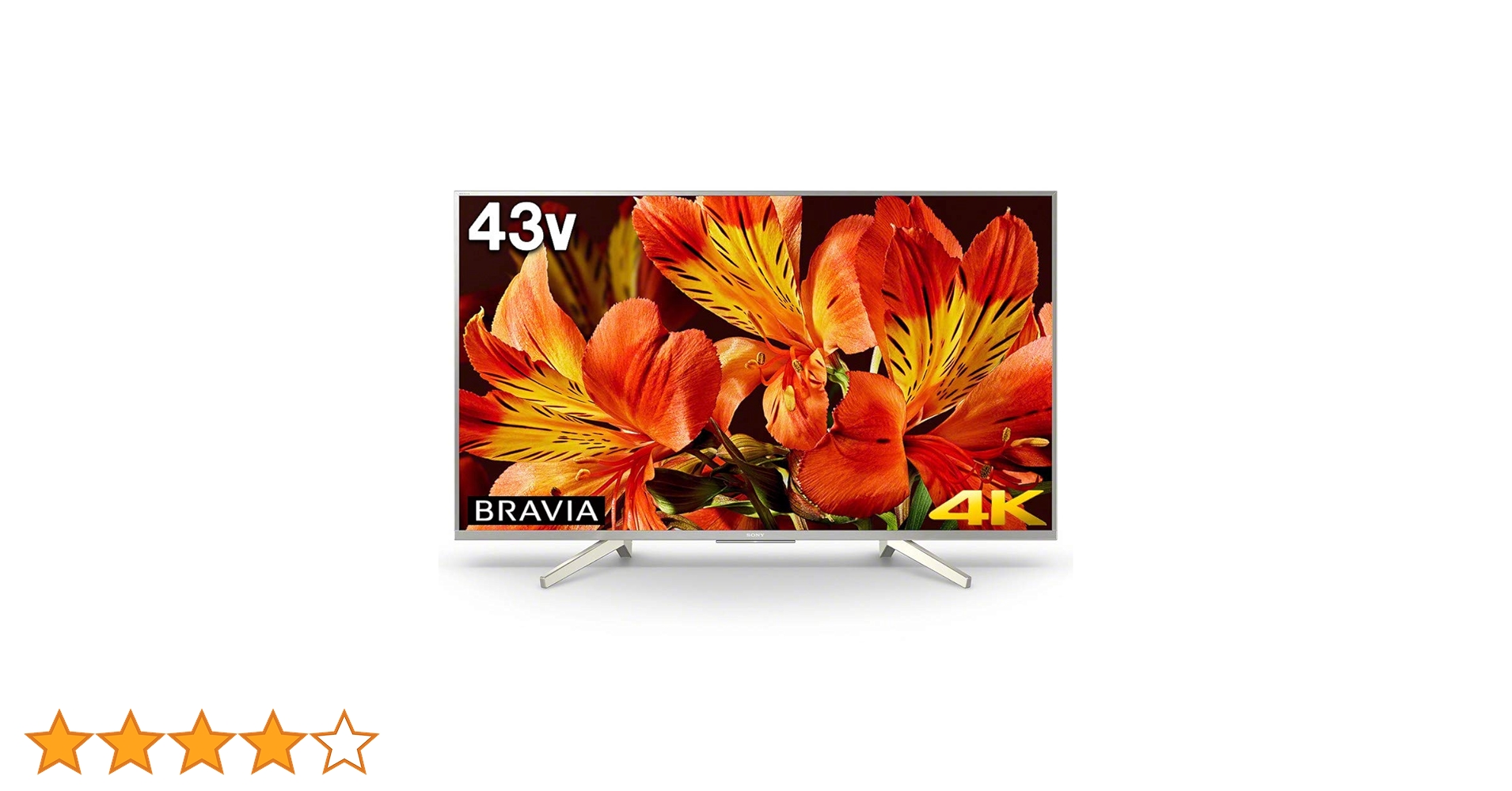 スマートテレビ 4K対応！SONY ソニー KJ-43X8500F 映り綺麗美品 Amazon