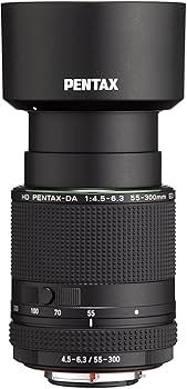 Amazon.com : Pentax HD DA 55-300mm f/4.5-6.3 ED PLM WR RE Lens