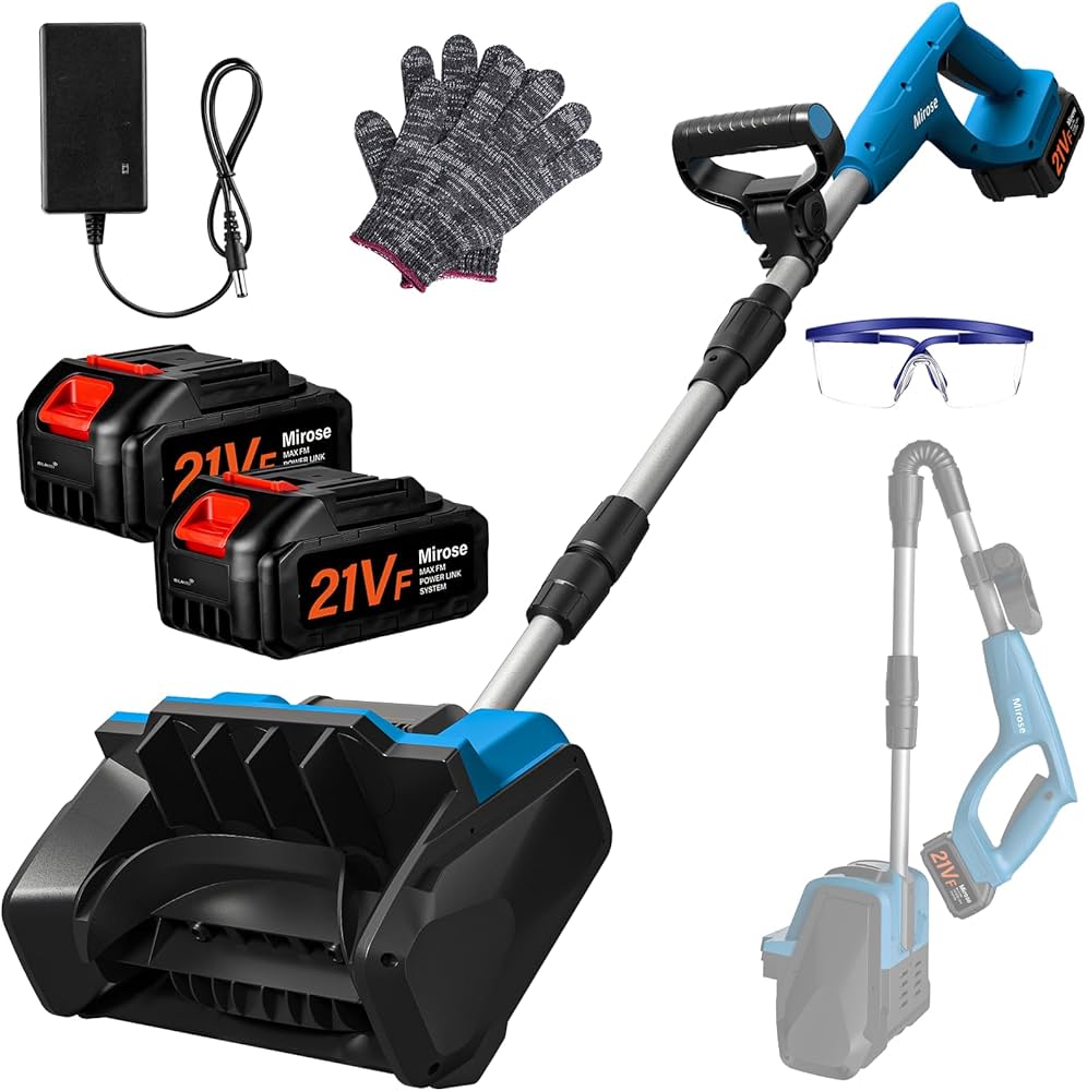 Amazon.co.jp: Mirose 除雪機 電動除雪機 家庭用 電動スコップ 除雪