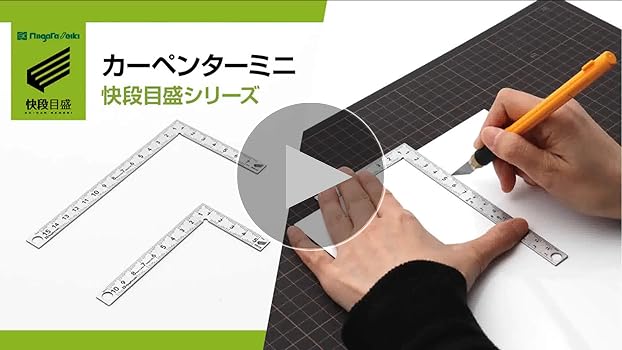 Amazon.co.jp: 新潟精機 SK 日本製 カーペンターミニ 快段目盛 10cm CM
