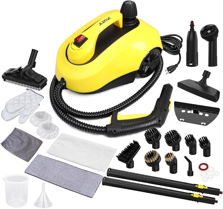 Amazon | AXFIVE スチームクリーナー 高耐久キャニスタースチーマー 28