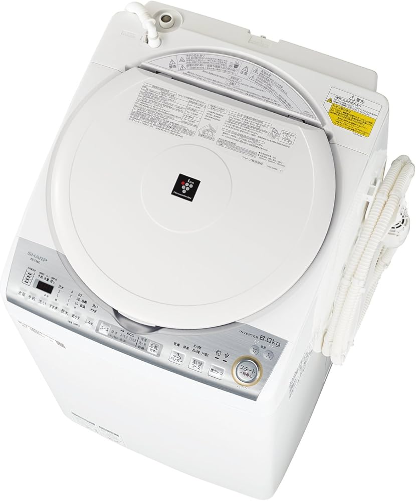 Amazon.co.jp: シャープ SHARP タテ型洗濯乾燥機 ダイヤカット穴なし槽